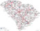 South Carolina cities map